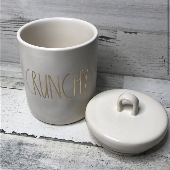 TWO Loop Top Rae Dunn Canisters crunchy goodies - Picture 3 of 8